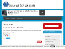 Tablet Screenshot of cosasquehayquesaber.com